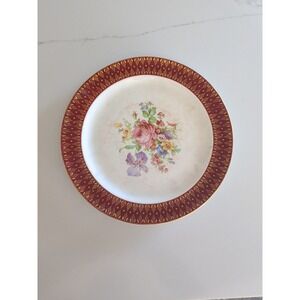 Antique China Saucer Century by Salem 23 Karat Gold Encrusted